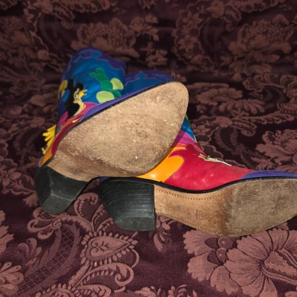 The Night Rider Cowboy Boots by Jackalope Women's Size 8.5 M - Picture 5 of 9